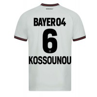 Camisa de time de futebol Bayer Leverkusen Odilon Kossounou #6 Replicas 2º Equipamento 2023-24 Manga Curta